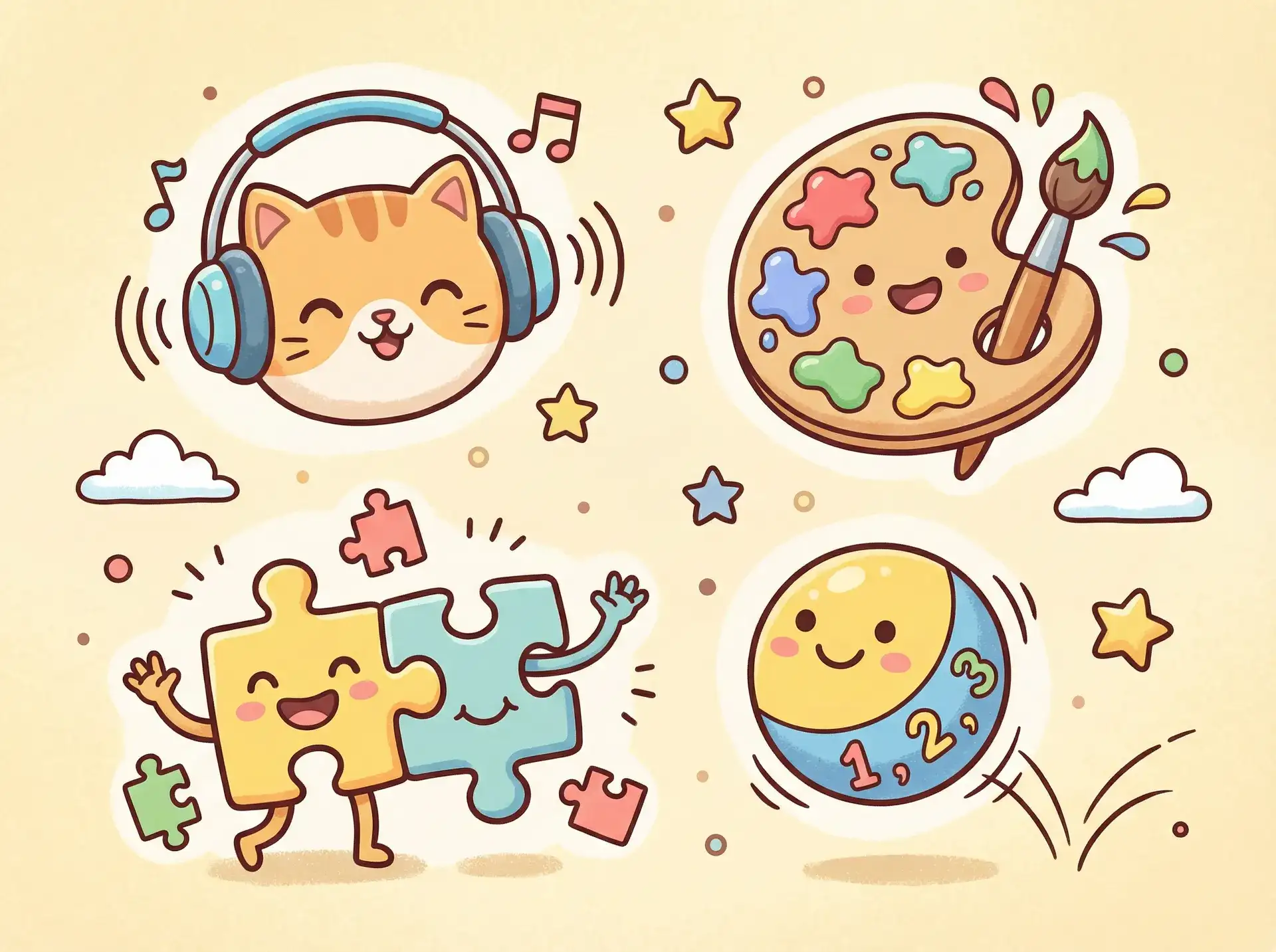 小朋友的手工作品 - 成人动漫 益智创作